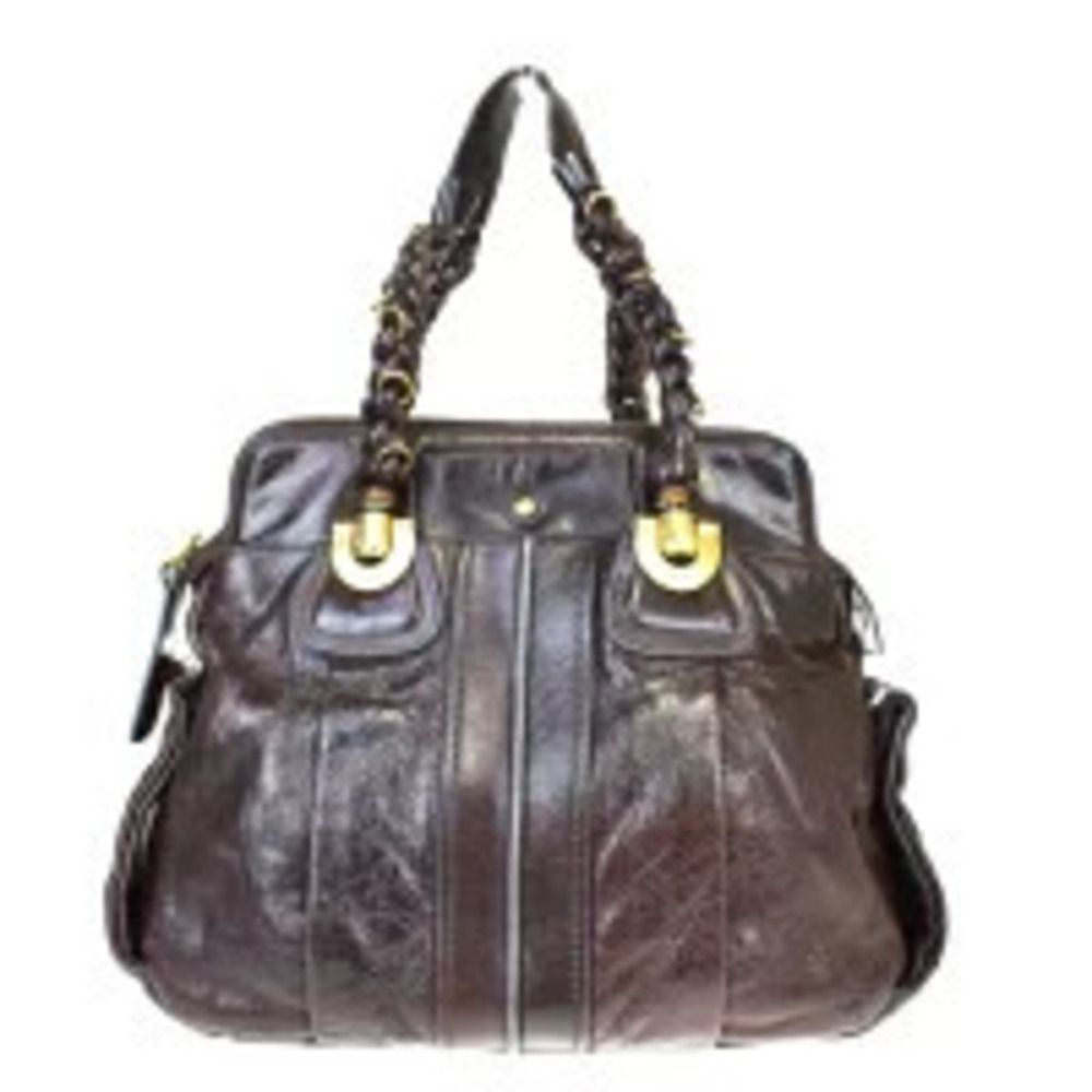 Chloe Eloise Shoulder Bag Brown Leather